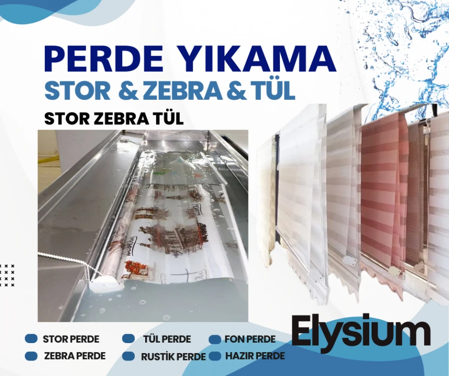 Stor & Zebra Perde Yıkama
